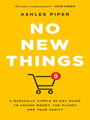 cover image of No New Things
